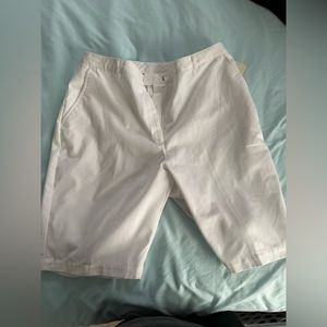 Studio Works women's white shorts. Size 16